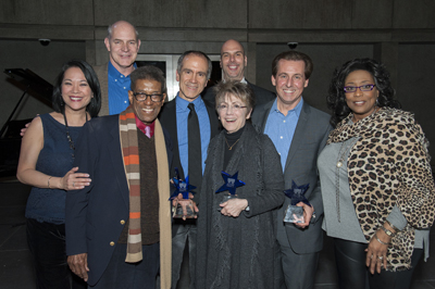  Christine Toy Johnson (National Equal Employment Opportunity Committee Chair); Dev Kennedy (Central Regional Vice President); Chuck Smith (Goodman Theatre Resident Director); Sean F. Taylor (Assistant Executive Director/Central Regional Director); Barbara Gaines (Chicago Shakespeare Theater Founder and Artistic Director); Criss Henderson (Chicago Shakespeare Theater Executive Director); and E. Faye Butler (National Equal Employment Opportunity Committee Vice-Chair).