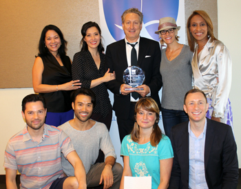 Members of the If/Then company pose with members of Equity's EEO Committee