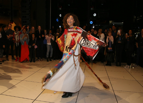 Afra Hines during the Robe ceremony for Summer: The Donna Summer Musical in April, 2018