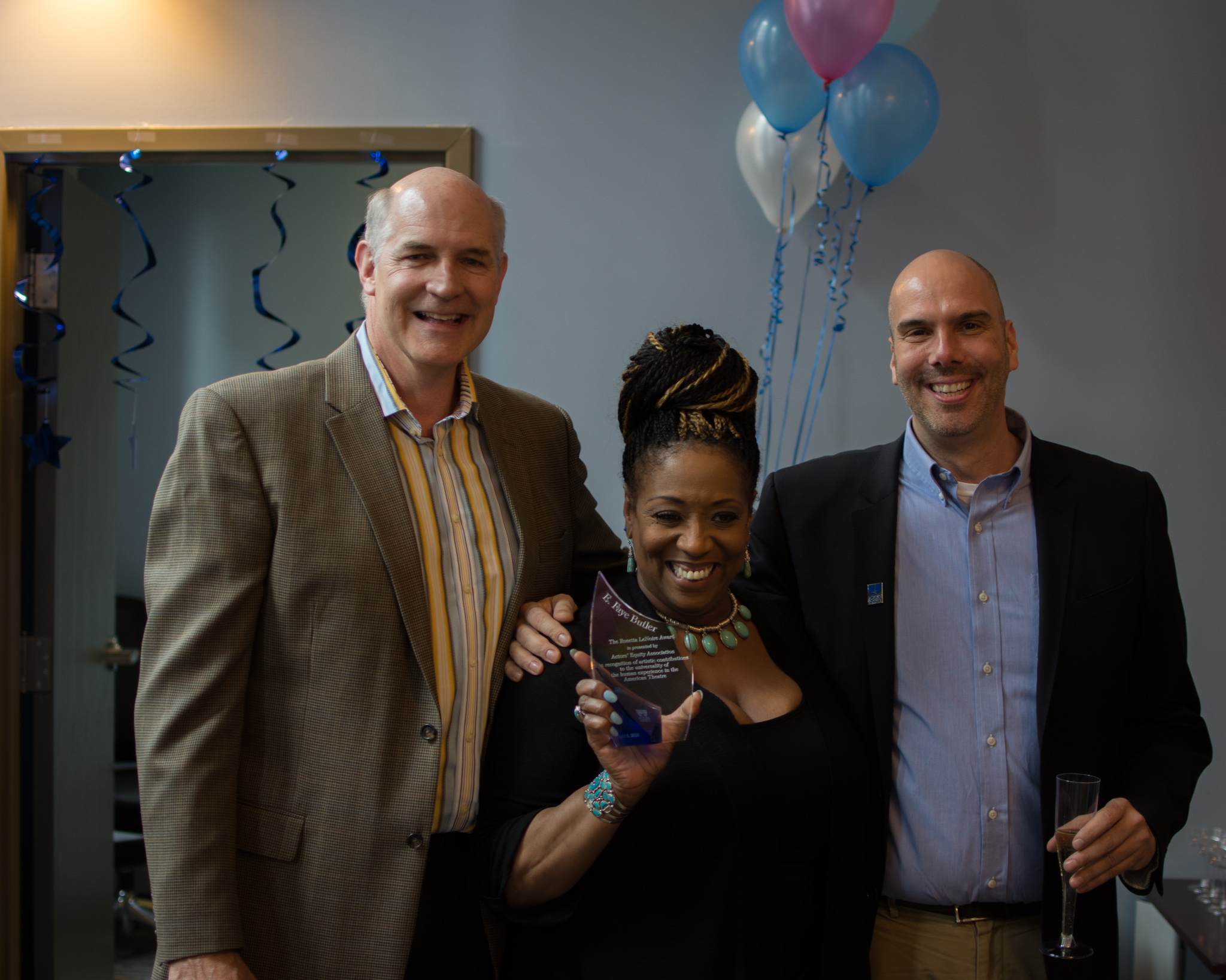 E. Faye Butler accepting her award.