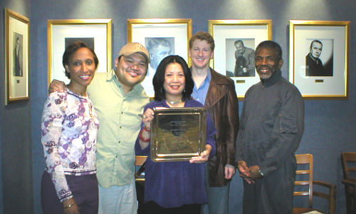 Members of NAATCO pose with members of the EEO Committee and the Rosette LeNoire Award