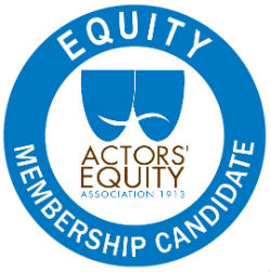 Actors Equity membership candidate logo.