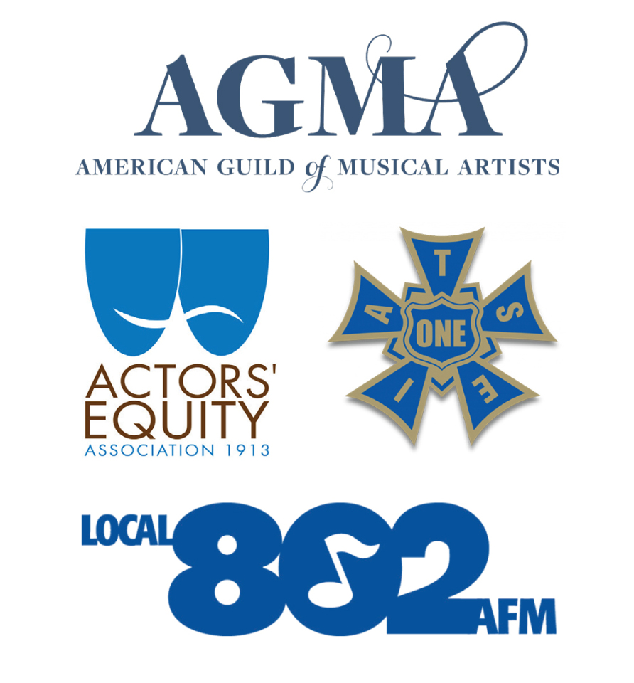 AGMA, Actors' Equity Association, IATSE Local One, Local 802 AFM