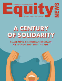 Cover image of Equity News: A Century of Solidarity: Celebrating the 100th Anniversary of the First Equity Strike